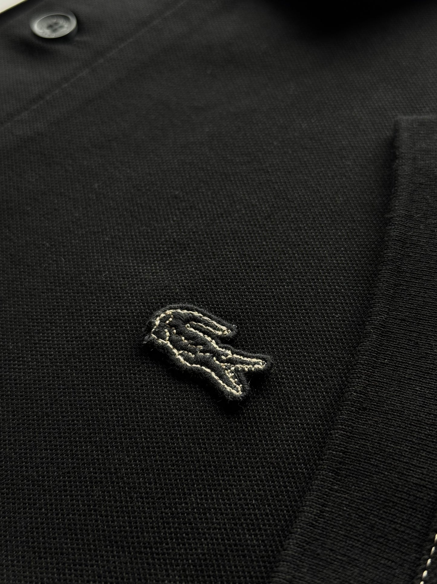 PLAYERA POLO LACOSTE NEGRO